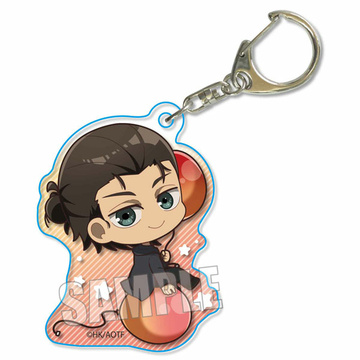 главная фотография Pukasshu Acrylic Keychain Attack on Titan: Eren Yeager B (Balloon Ver.) 