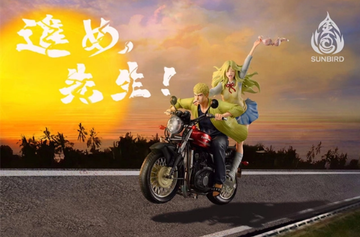 главная фотография Eikichi Onizuka and Kanzaki Urumi on the Bike