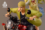 фотография Eikichi Onizuka and Kanzaki Urumi on the Bike