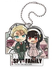 главная фотография Pita! Deforme Spy x Family Acrylic Keychain: Loid & Yor