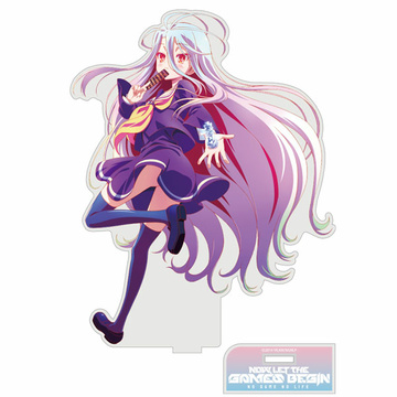 главная фотография No Game No Life New Illustration Acrylic Stand (Large): Shiro Ver.2.0