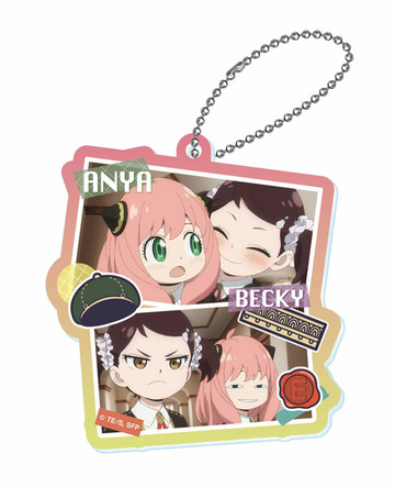 главная фотография Spy x Family Collage Acrylic Keychain: Anya & Becky