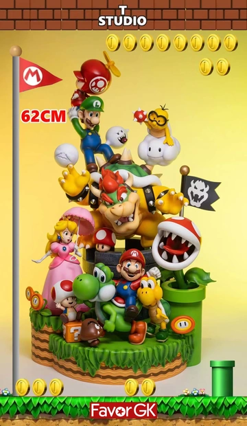 главная фотография Characters of Super Mario Resin Statue
