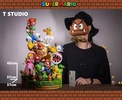 фотография Characters of Super Mario Resin Statue