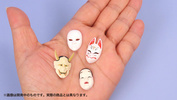 фотография 1/12 Pre-painted Plastic Model: Masks for Figures Japanese Style