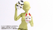 фотография 1/12 Pre-painted Plastic Model: Masks for Figures Japanese Style