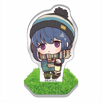 главная фотография Yuru Camp Trading Grass Acrylic Stand: Rin