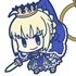 Fate/Grand Order Pinched Keychain: Saber/Altria Pendragon