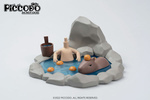 фотография PICCODO Diorama Head Stand Onsen Doll Natural