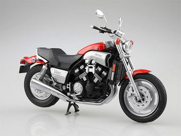 главная фотография 1/12 Complete Motorcycle Model YAMAHA Vmax Fire Red