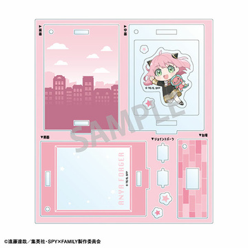 главная фотография Spy x Family Double Frame Acrylic Stand Keychain: Anya Forger