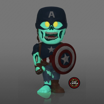 главная фотография Vinyl SODA: Caprain America zombie Glows in the Dark