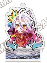 главная фотография No Game No Life 10th Anniversary Trading Acrylic Stand Keychain: Shiro