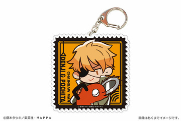 главная фотография Chainsaw Man Deka Acrylic Keychain: Denji & Pochita