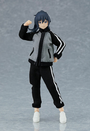 главная фотография figma Styles Female Body (Makoto) with Tracksuit + Tracksuit Skirt Outfit