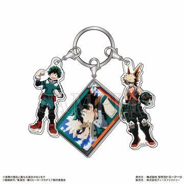 главная фотография My Hero Academia 3 Charm Keychain: Izuku Midoriya & Katsuki Bakugou