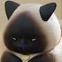Crotch Staring Cats Series 3: Siamese cat
