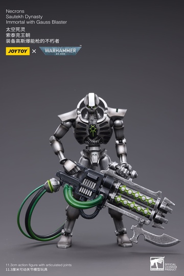 главная фотография JOYTOY x Warhammer 40000 Necrons Sautekh Dynasty: Immortal with Gauss Blaster