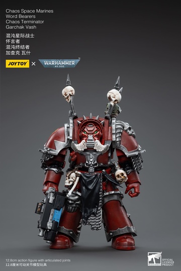 главная фотография JOYTOY x Warhammer 40000 Chaos Space Marines Word Bearers: Terminator Garchak Vash