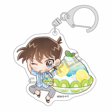 главная фотография Detective Conan Trading Acrylic Keychain Chara Peko Summer: Shinichi