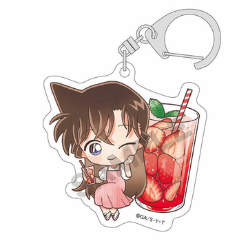 главная фотография Detective Conan Trading Acrylic Keychain / CharaPeko Drink Ver: Ran Mouri