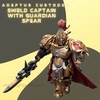 фотография JOYTOY x Warhammer 40000 Adeptus Custodes: Shield Captain with Guardian Spear