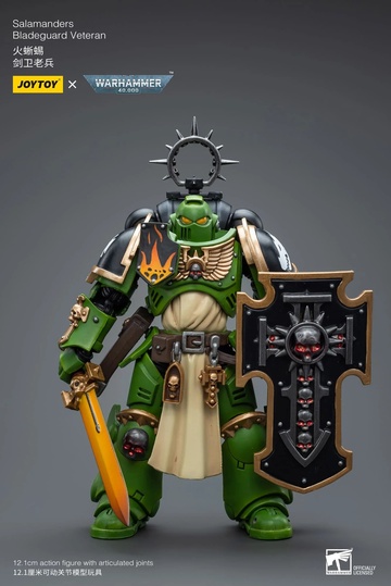 главная фотография JOYTOY x Warhammer 40000 Salamanders: Bladeguard Veteran