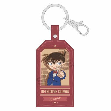 главная фотография Detective Conan Synthetic Leather Keychain: Conan