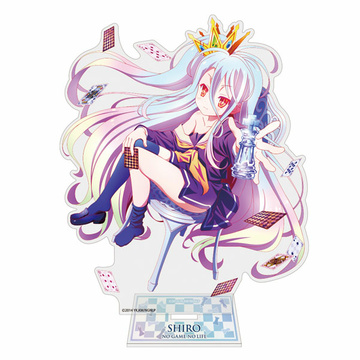 главная фотография No Game No Life New Illustration Acrylic Stand (Large): Shiro ASCIENTE! Ver.