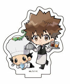 главная фотография Acrylic Puchi Stand REBORN! 20/ Mini Chara Illustration: Sawada & Reborn