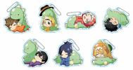 фотография Katekyo Hitman REBORN! GyaoColle Trading Acrylic Keychain A: Hibari & Hibird