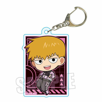 главная фотография Trading Acrylic Keychain Mob Psycho 100 III Cyberpunk ver.: Reigen (Chibi)