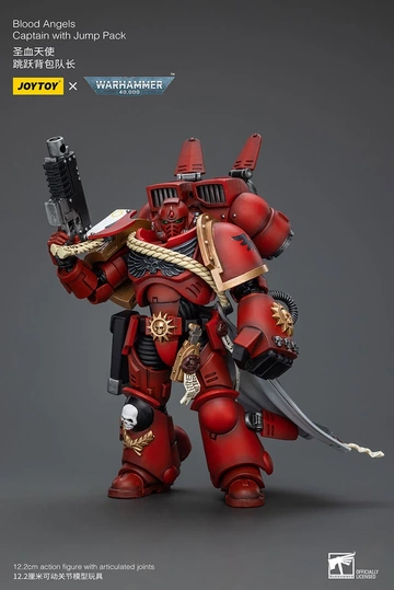 главная фотография JOYTOY x Warhammer 40000 Blood Angels Jump Pack Squad: Captain