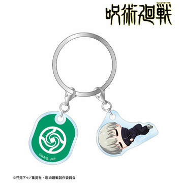 главная фотография TV Anime Jujutsu Kaisen Chibikoro 2-part Acrylic Keychain: Toge Inumaki