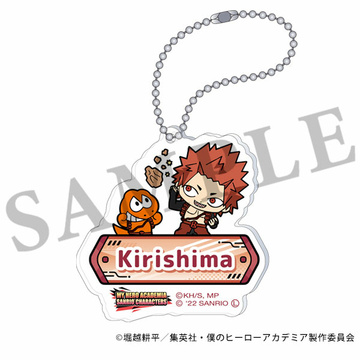 главная фотография My Hero Academia x Sanrio Characters Name Acrylic Keychain Collection A: Kirishima