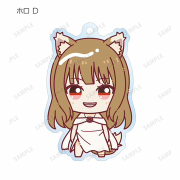 главная фотография TV Anime Spice and Wolf MERCHANT MEETS THE WISE WOLF Trading Chokonto! Acrylic Keychain: Holo