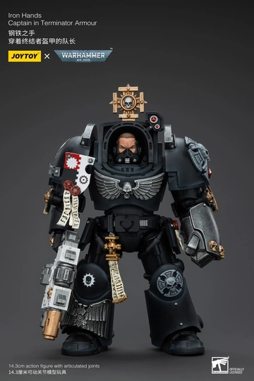главная фотография JOYTOY x Warhammer 40000 Iron Hands: Captain in Terminator Armour