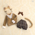 La Personnelle Collection Pink Label Funwari Neko-chan Set Brown Ver.
