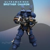 фотография JOYTOY x Warhammer 40000 SpaceMarine II Ultramarines: Brother Chairon