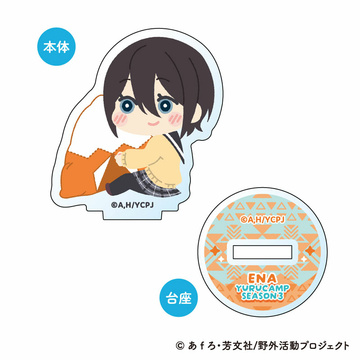 главная фотография Yuru Camp SEASON3 MofuMofu Mini Acrylic Stand: Ena Saitou