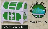 фотография Dungeon treasure chest mascot: Green & Gray