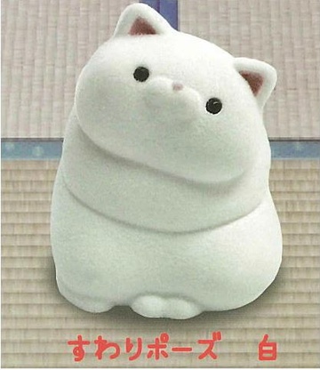 главная фотография Ushihito's Pocha Pocha Cat-sama Flocky Figure Part.3: Sitting pose White