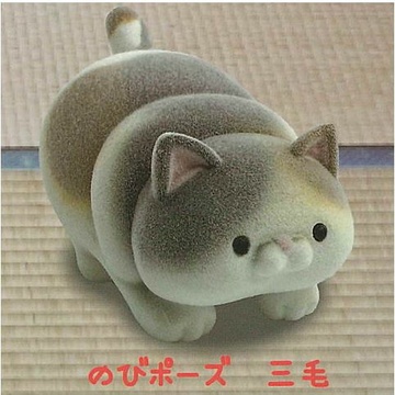 главная фотография Ushihito's Pocha Pocha Cat-sama Flocky Figure Part.3: Nobi pose Calico 