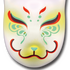 Daikyoya collection Part.8 Hananari Kitsune-men Netsuke: Oomizuao