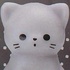 Sitting cat light: GRAY