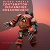 фотография JOYTOY x Warhammer: The Horus Heresy Blood Angels: Contemptor-Incaendius Dreadnought