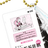 I-C miniature keychain: Manuscript paper, tone A set