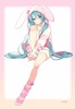 фотография Noodle Stopper Figure Hatsune Miku -Rabbit Ear Hood Pajama-