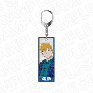 главная фотография TV Anime Mob Psycho 100 Plate Keychain Plaid Style ver.: Arataka Reigen
