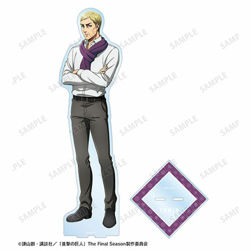 главная фотография Attack on Titan New Illustration Wearing Scarf ver. Jumbo Acrylic Stand: Erwin